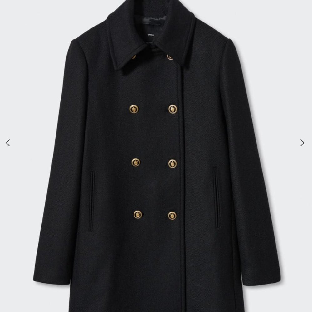 Mango Black Coat